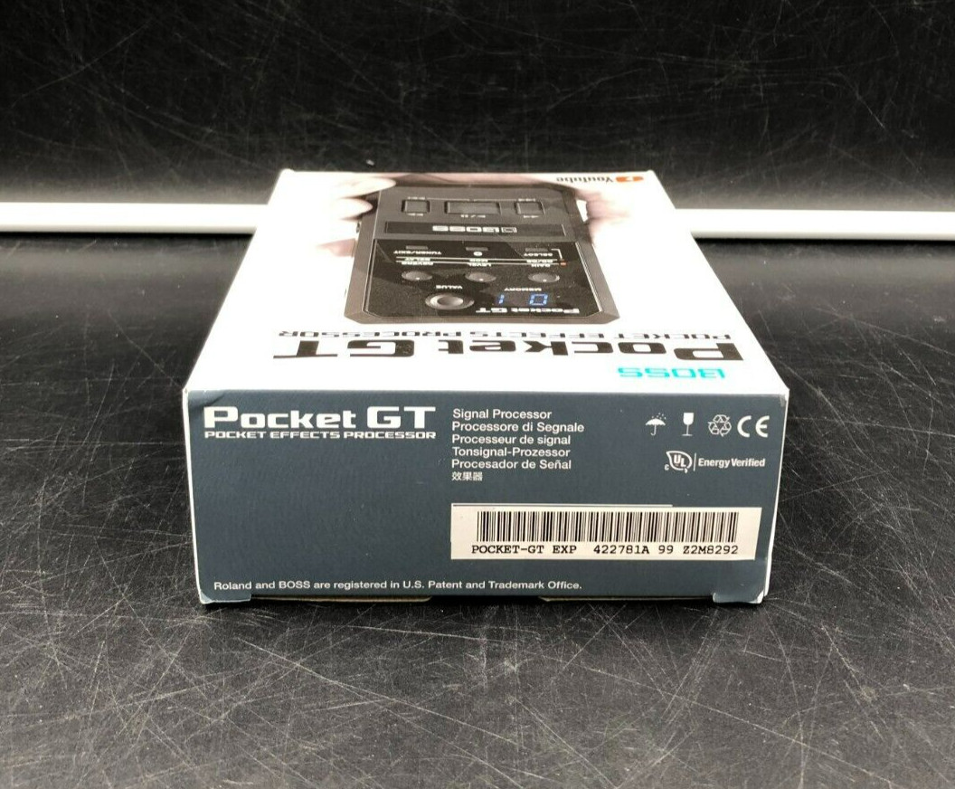 Boss Pocket GT Amp Pocket Effects Processor - NEW OPEN BOX