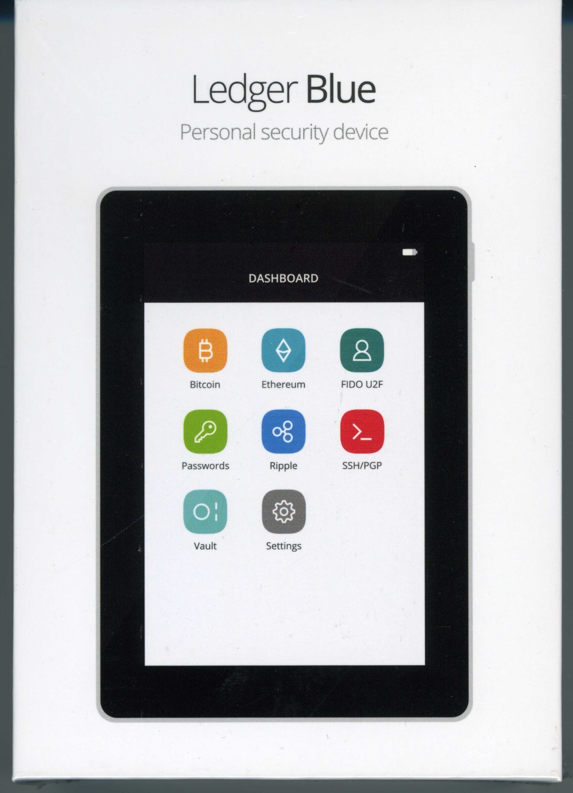 Ledger Blue Cryptocurrency Hardware Wallet