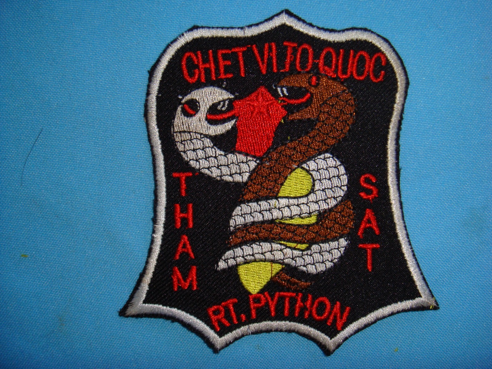 VIETNAM WAR PATCH,  US 5th SF MACV SOG RT. PYTHON