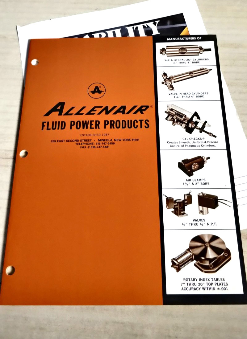 1990 ALLENAIR FLUID POWER PRODUCTS CATALOG #143     C6