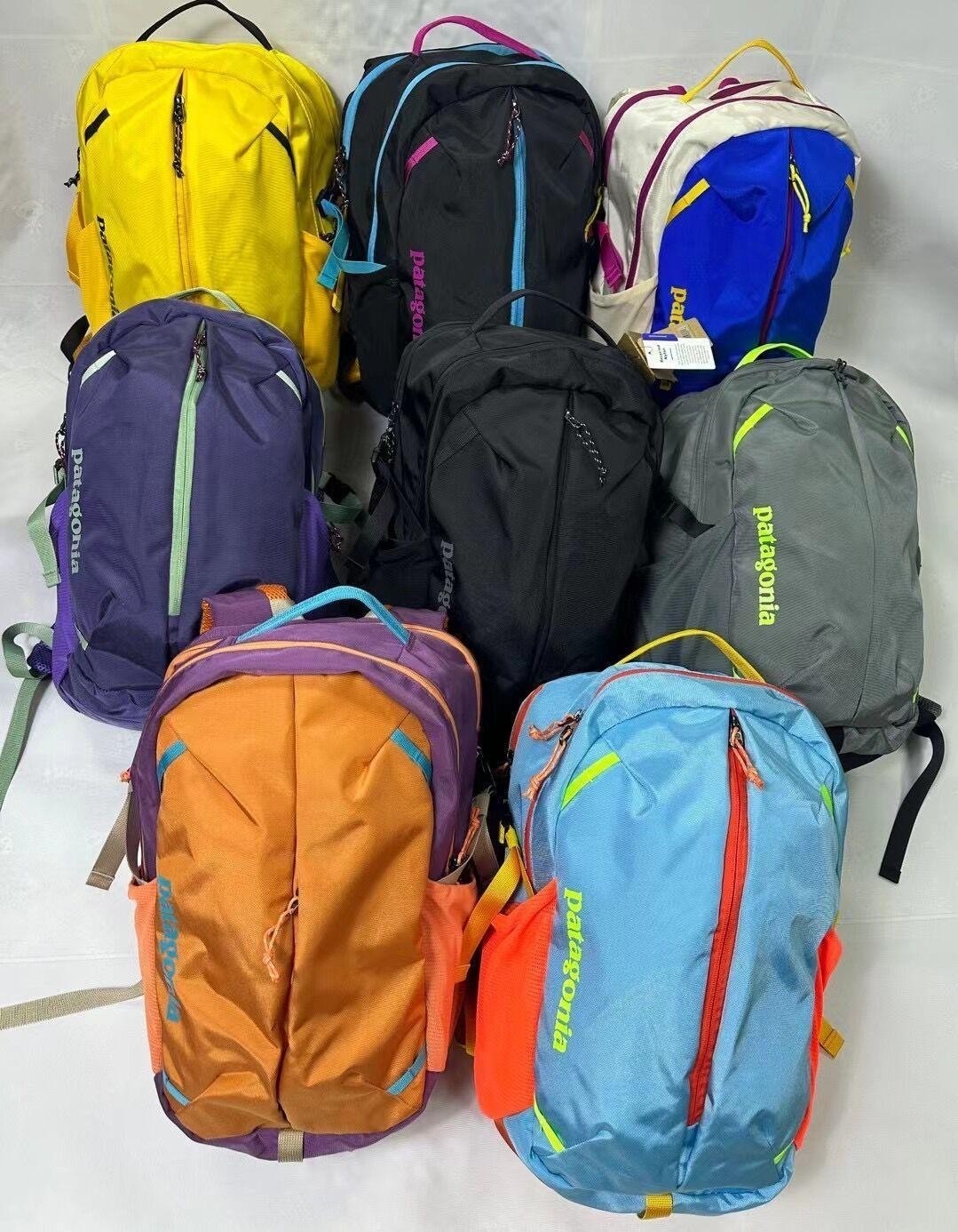 Patagonia Large-Capacity 26L Canvas Backpack Casual Outdoor Hiking Daypack