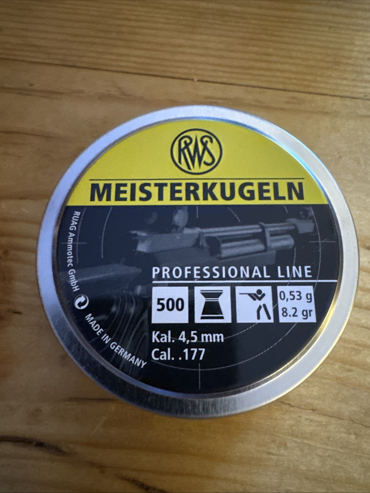 Meisterkugeln Professional Line Calibre 4.5mm .177 500