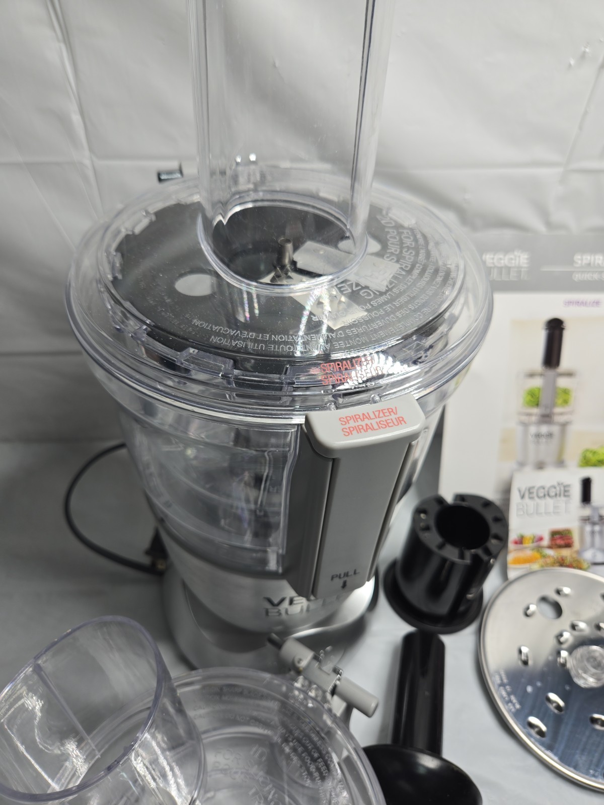 Magic Bullet Veggie Bullet VB-101 Electronic Food Processor See DESCRIPTION