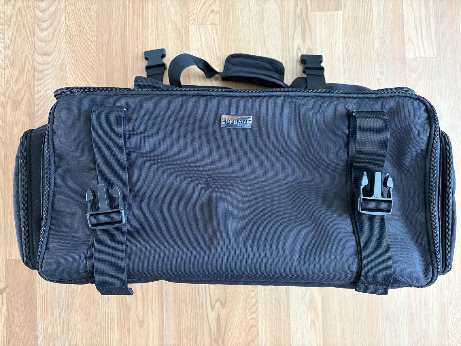 Hodrant Large Travel Gig Band Cable File Bag DJ Cord Organizer Case w/ Dividers