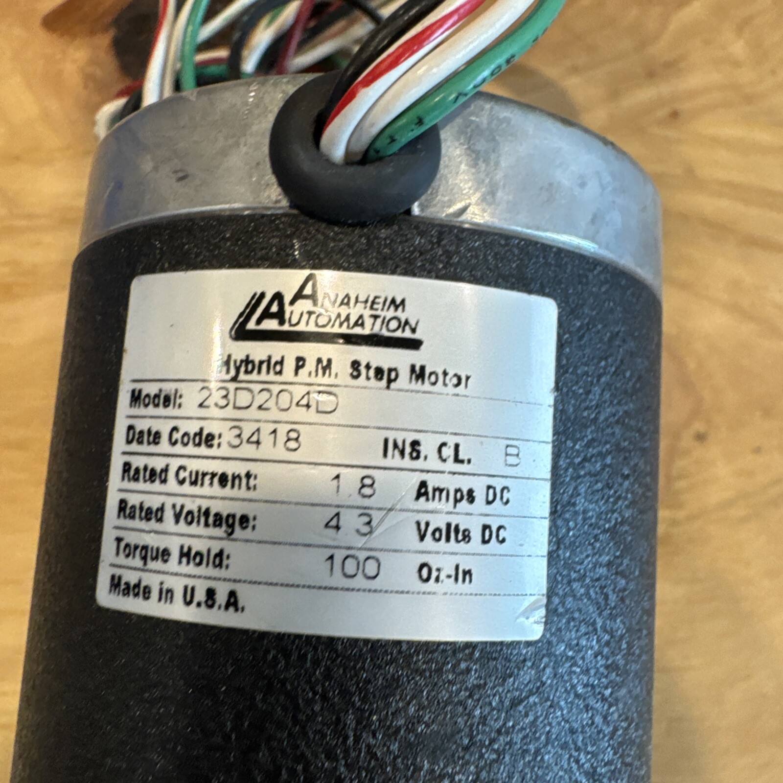 Anaheim Automation 23D204D Stepper Motor