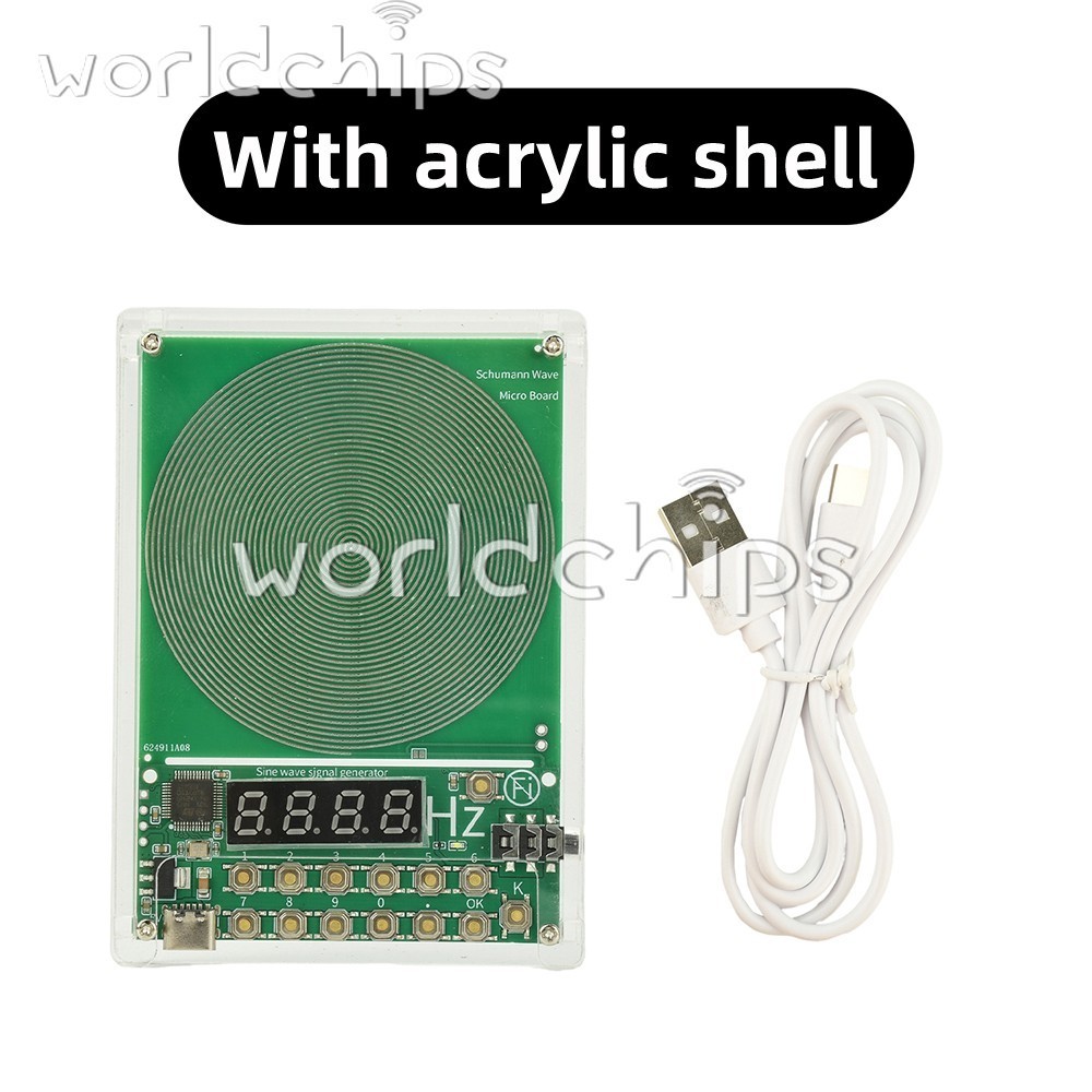 DC 5V 0.01Hz~100000Hz Adjustable Frequency Schumann Wave Sine Wave  Generator