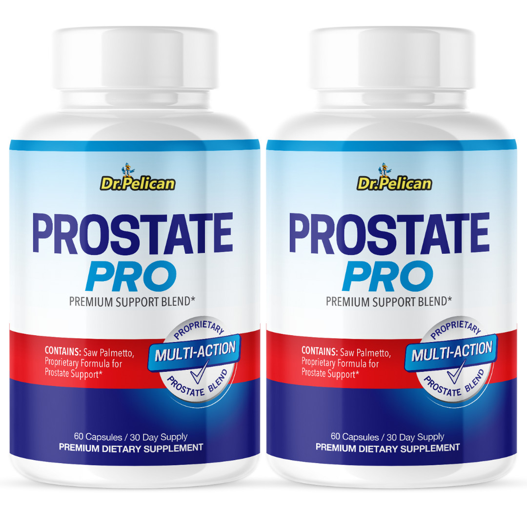 Prostate Pro- Prostate Support- 2 Bottles- 120 Capsules