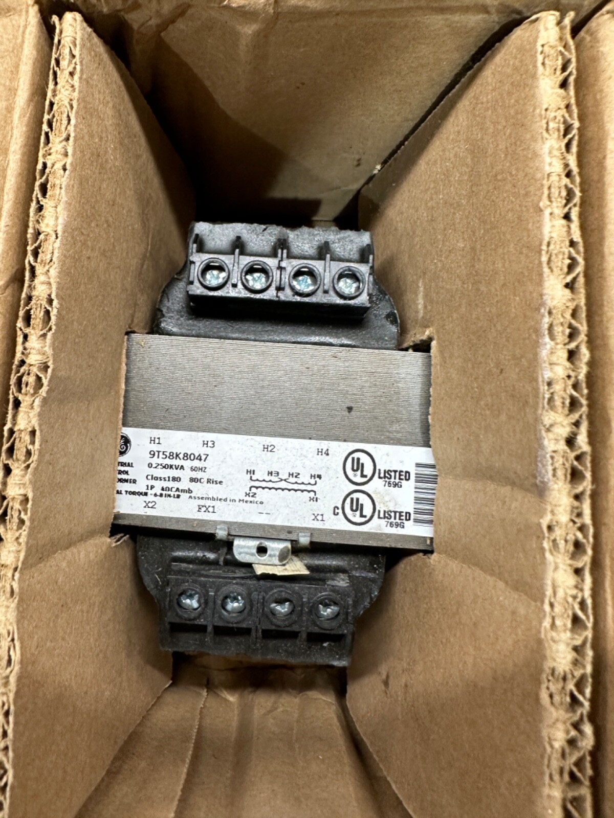 NEW  .250kva 9T58K4133 Control Transformer 1 Single Phase 230V/460V-115V 240 480