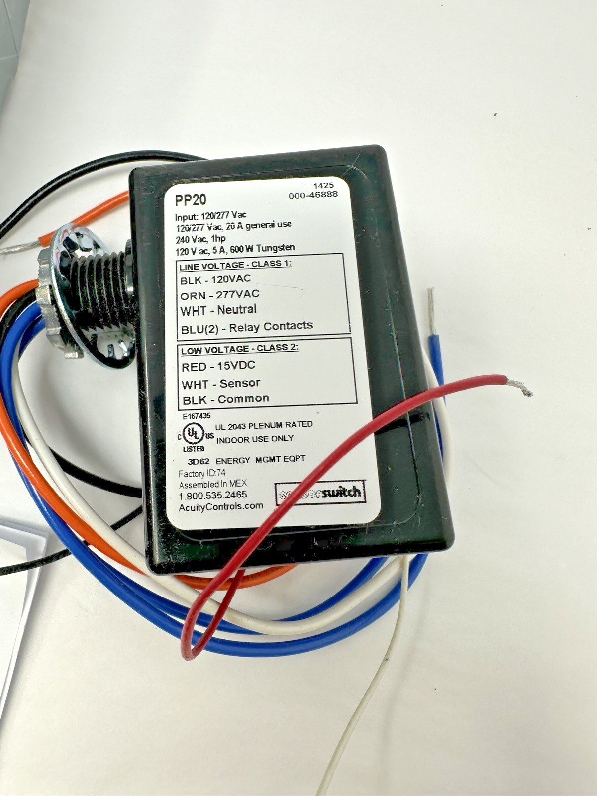 NEW Acuity Controls / Sensor Switch PP20 - Power Pack Fast Free Shipping!