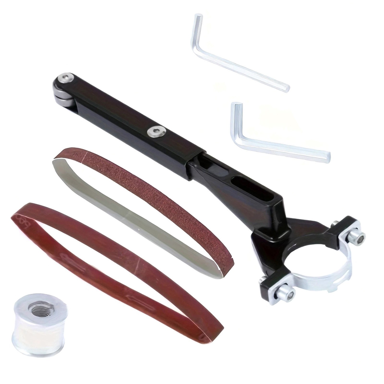 Belt Sander Conversion Unit System For Angle Grinder Metal Wood Sanding Removal