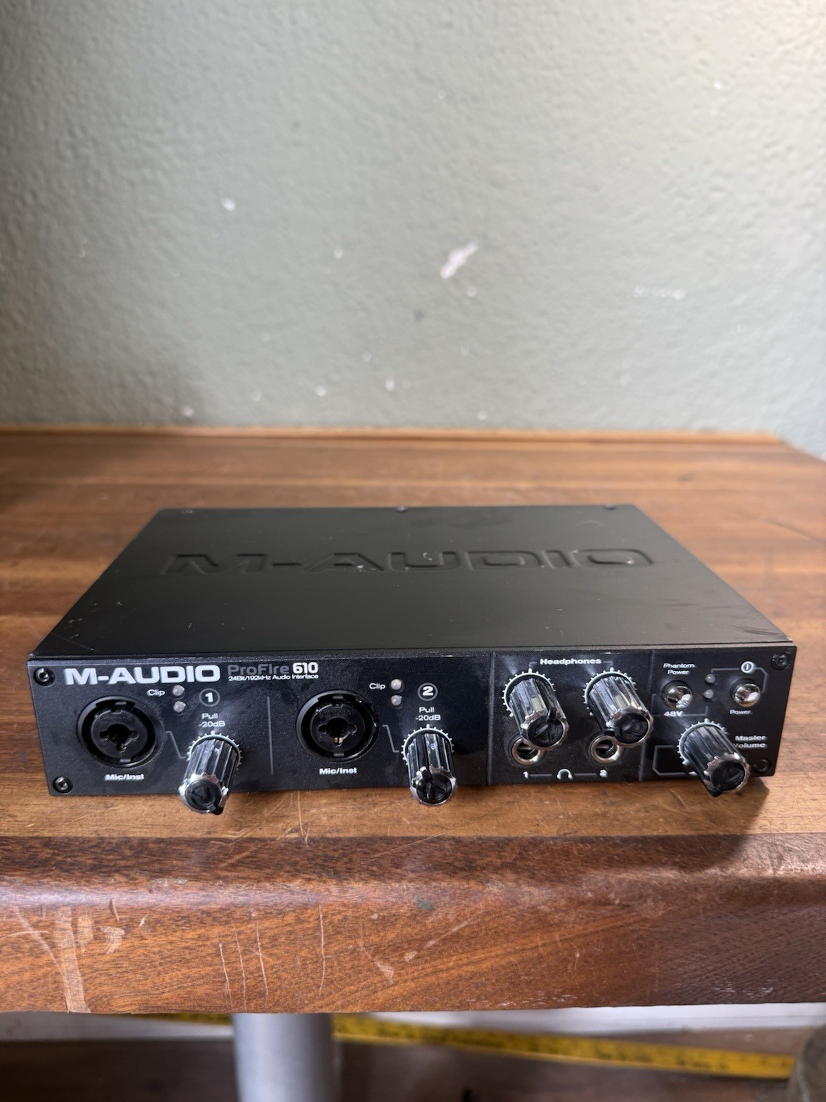 M-Audio ProFire 610 FireWire Audio Interface Black with Octane Preamp Technology