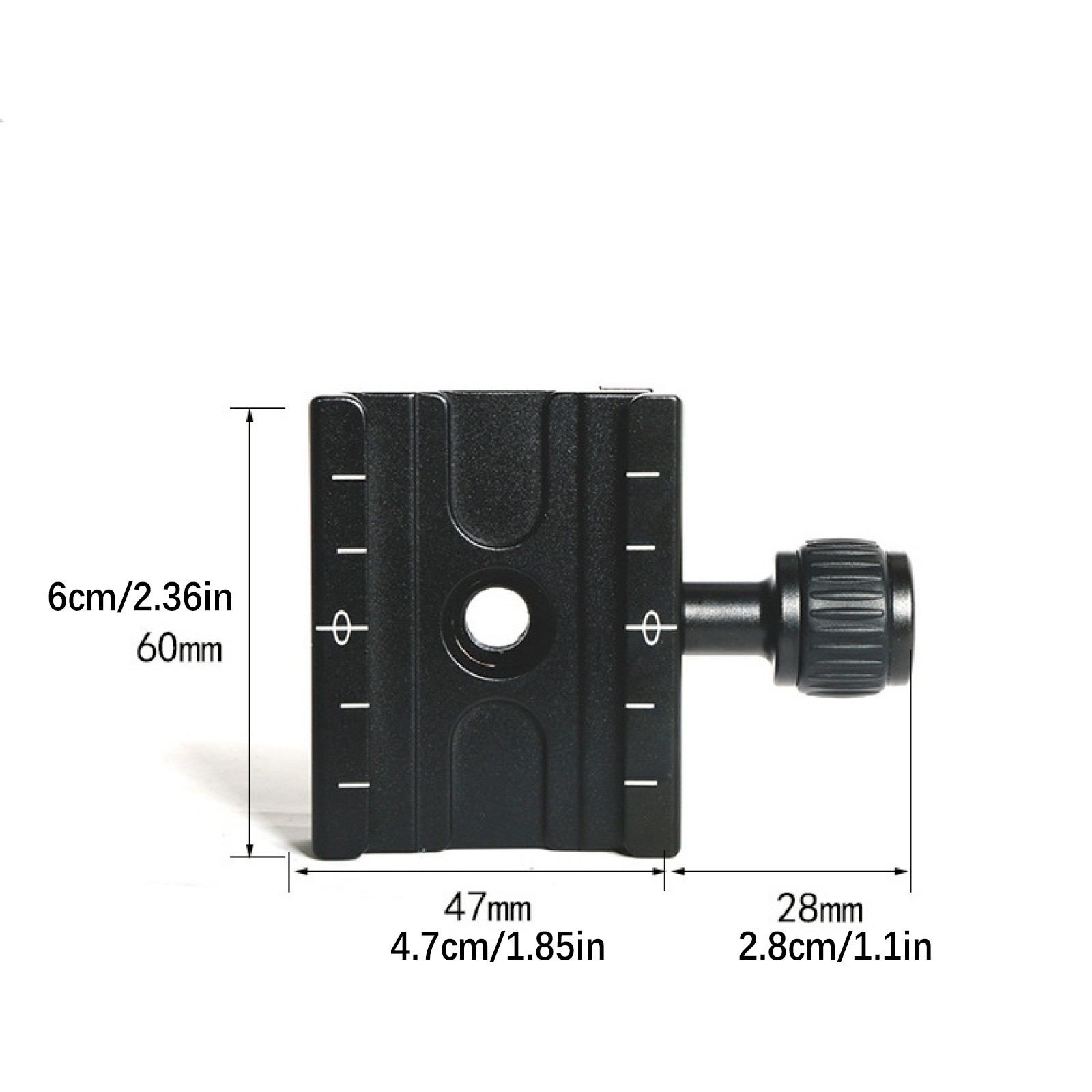 Quick Release Clamp & QR Plate Adapter Head Mount For Arca Swiss Camera Tripod