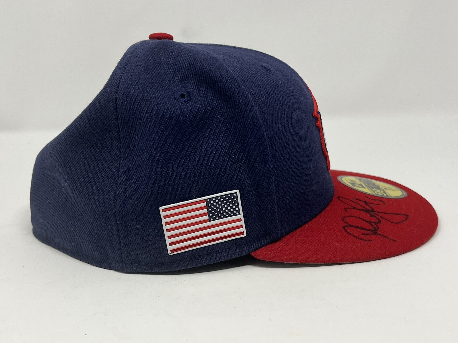David Wright Autographed Signed NY Mets World Baseball Classic Hat JSA