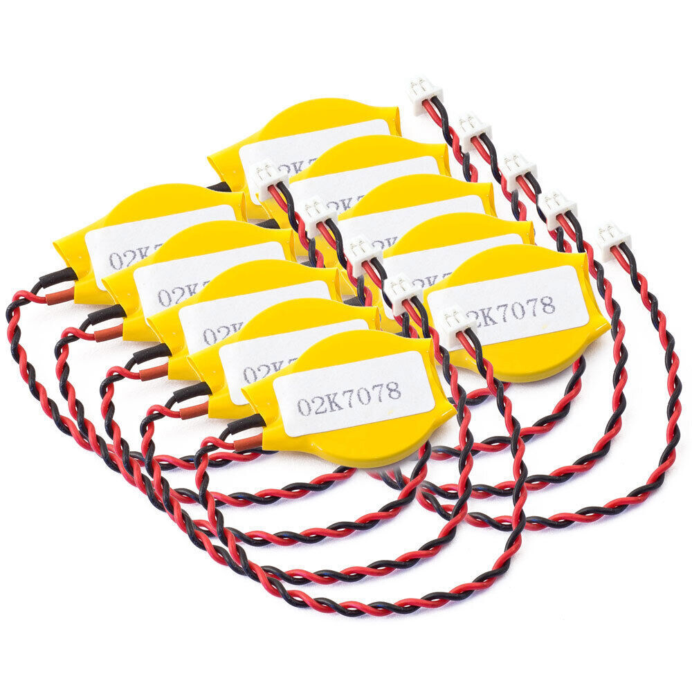 10Pack for IBM LENOVO T420 X220 T410 W510 X31 02K7078 02K6541 CMOS BIOS Battery