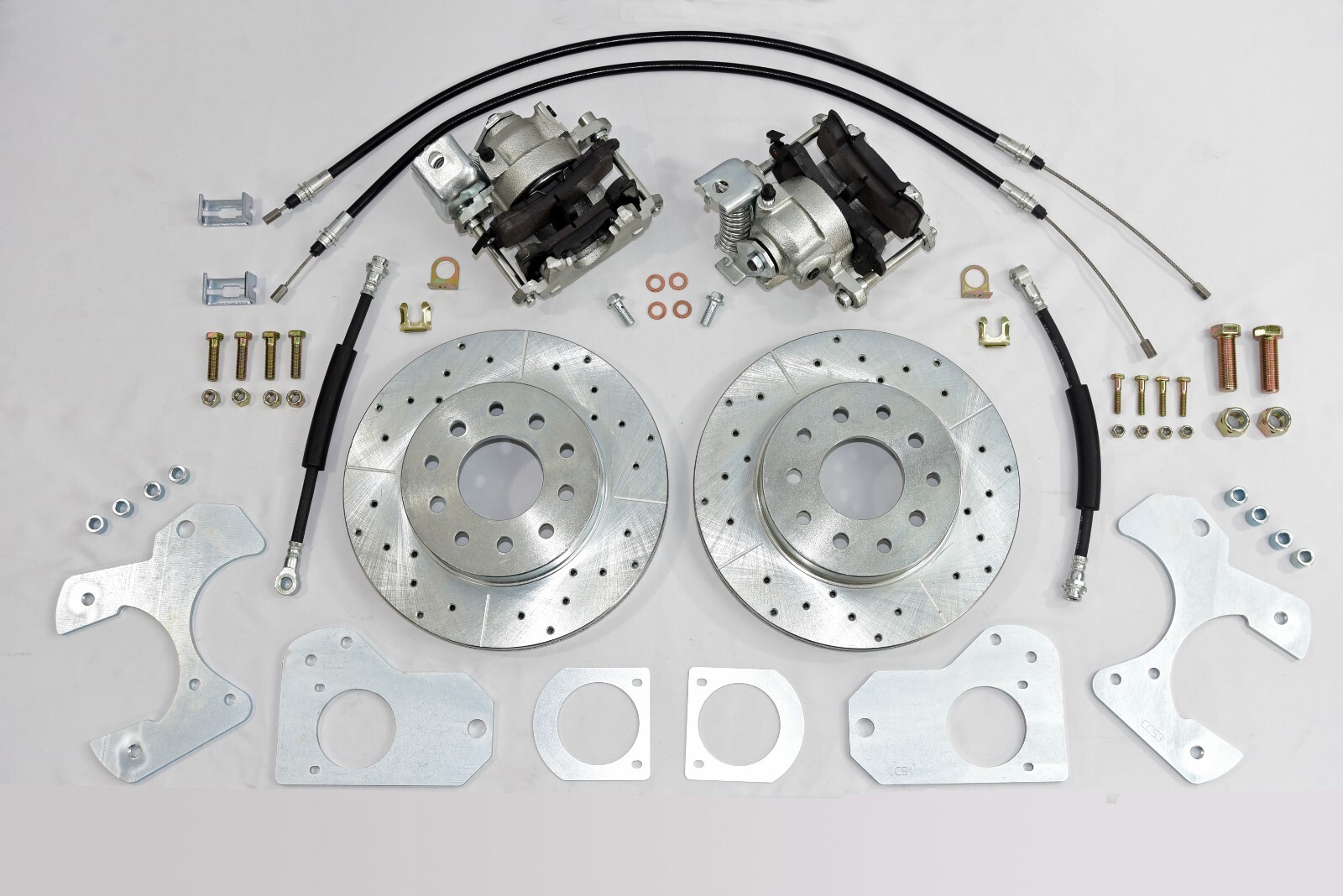 1978-88 G Body Camaro, S-10 10 Bolt Rear Disc Brake Conversion Kit Drilled Rotor