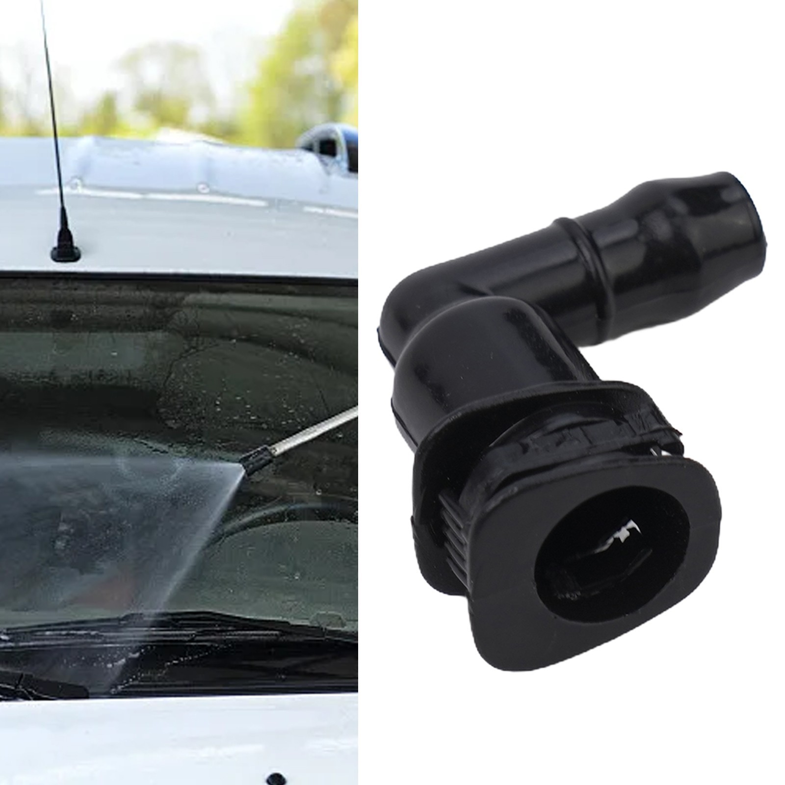 Reliable Performance 1J0955665E Windshield Washer Pump Connector Elbow