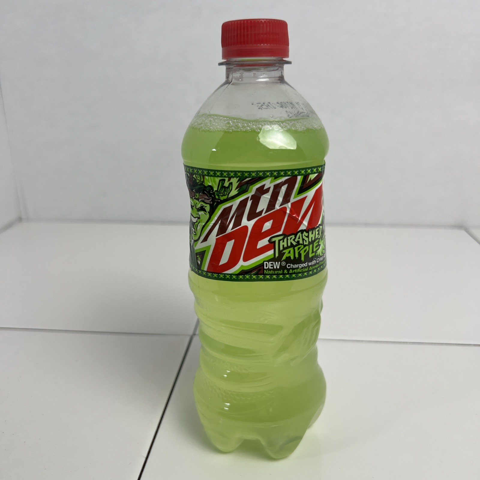 Trashed Apple Mountain Dew 2021, 20 Oz *Unopened, Expired Dec 20, 2021)