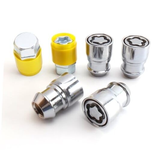 9/16 Wheel Locks Lug Nuts, Fit for ram 1500, Ram 2500, Ram 3500, 9/16 Inch