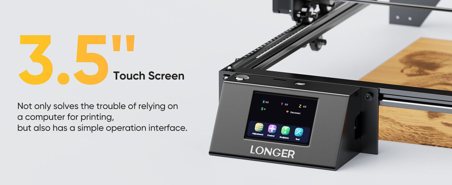 Longer Ray5 5W Laser Engraver 60W CNC Laser Cutter 240MHz ESP32 chip 10000mm/min