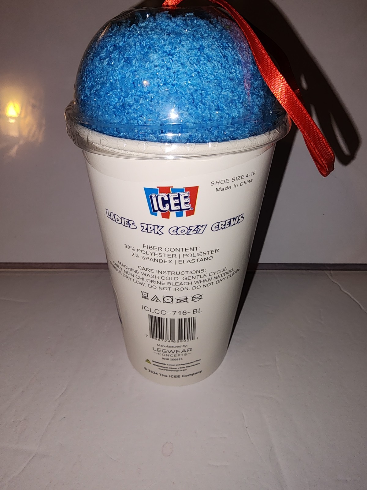 New Icee 2 Pair Cozy Socks Womens Size 4-10