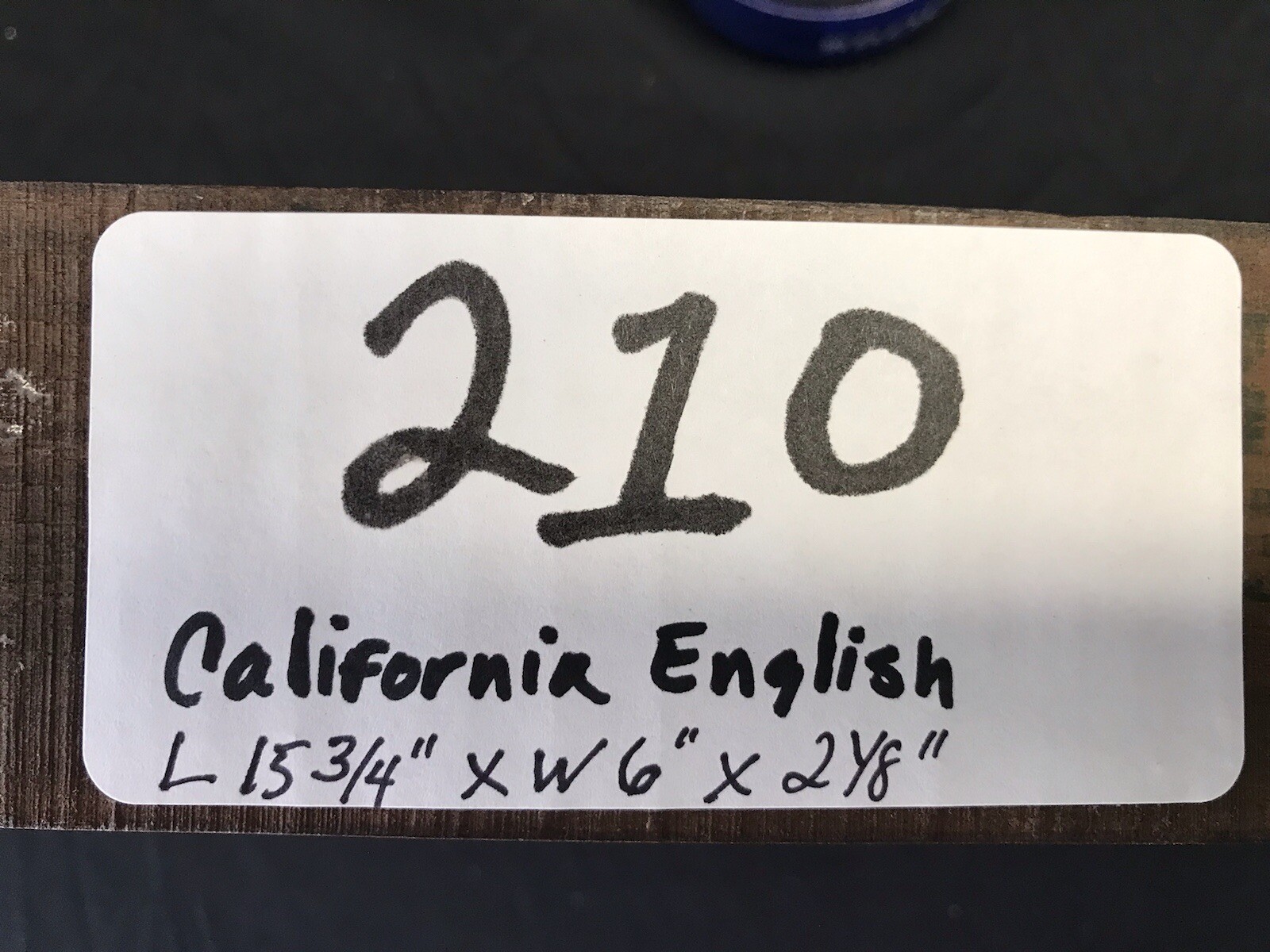 California English Walnut Shotgun Blank-2 Piece AAA