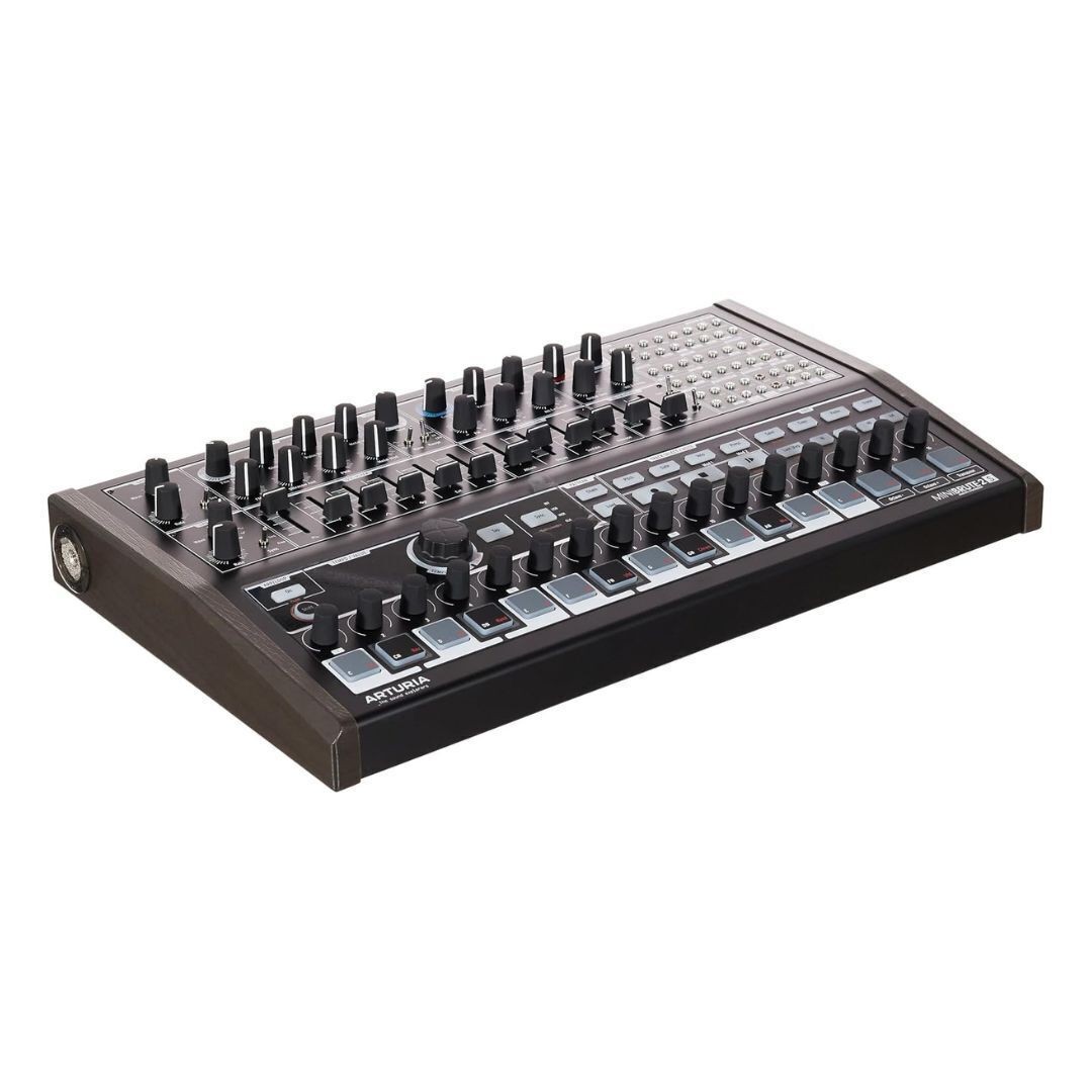 Arturia MiniBrute 2S Black Semi Modular Analog Synthesizer and Step Sequencer