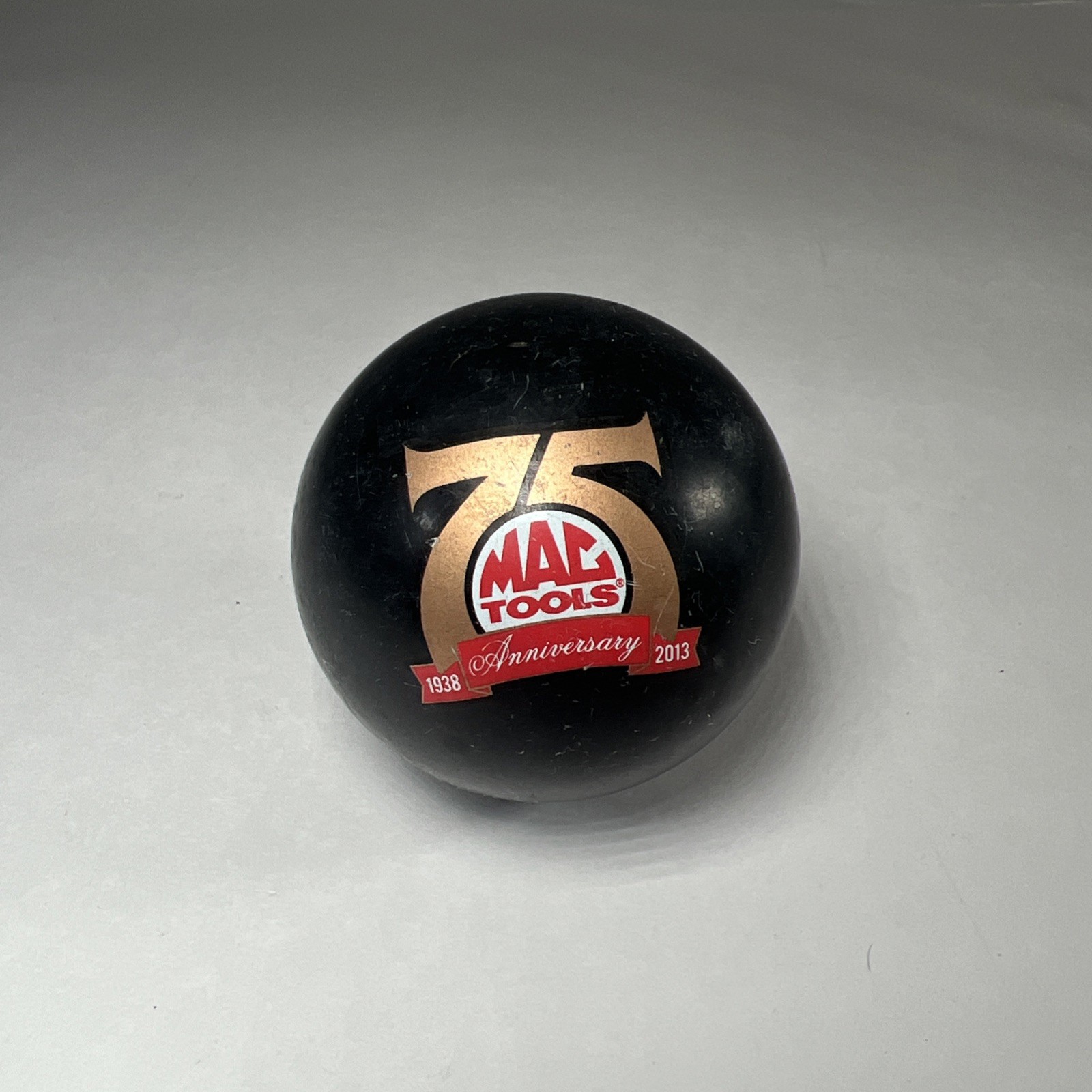 75 year anniversary Mac tools special edition pool ball - BLACK 8 BALL Billiard