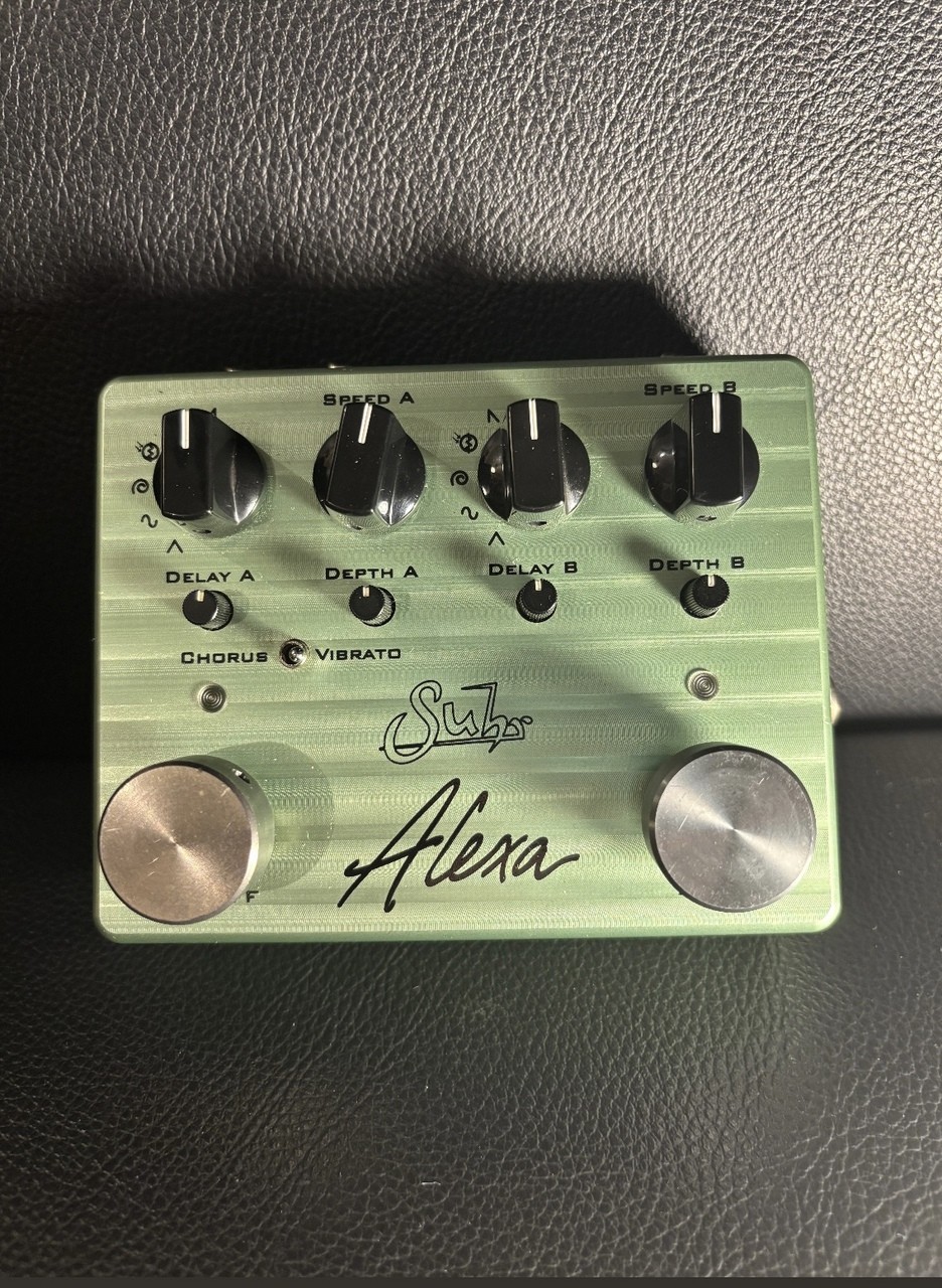 Suhr Alexa Analog Dual Channel Multi-Wave Chorus Vibrato Guitar Effects Pedal U