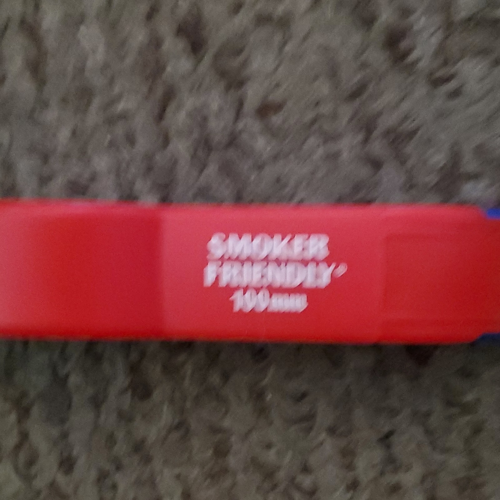 Smoker Friendly 100mm Cigarette Tobacco Roller Red Manual Rolling Machine