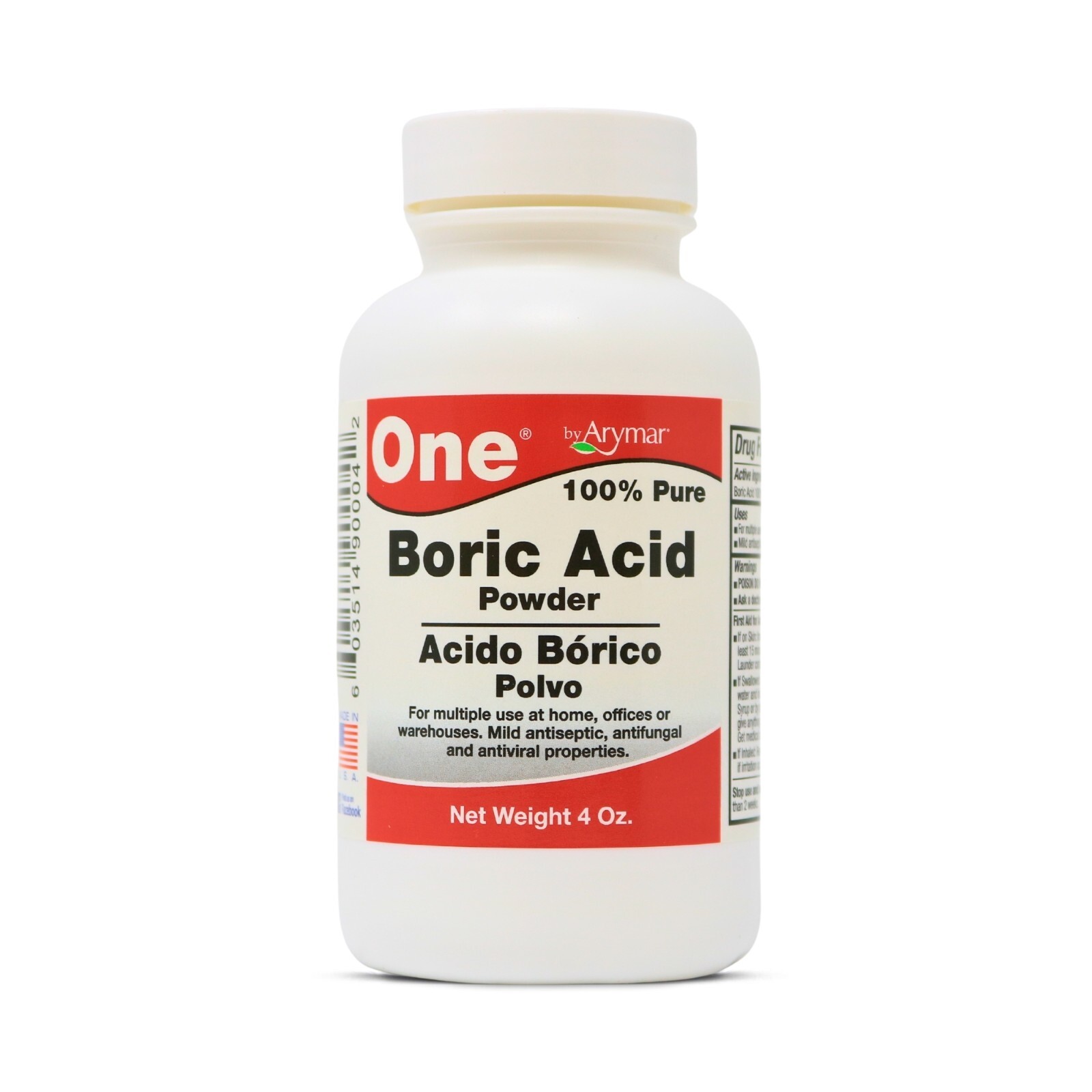 Arymar Multi-Use Boric Powder - Eco-Friendly Cleaning Solution, 4oz