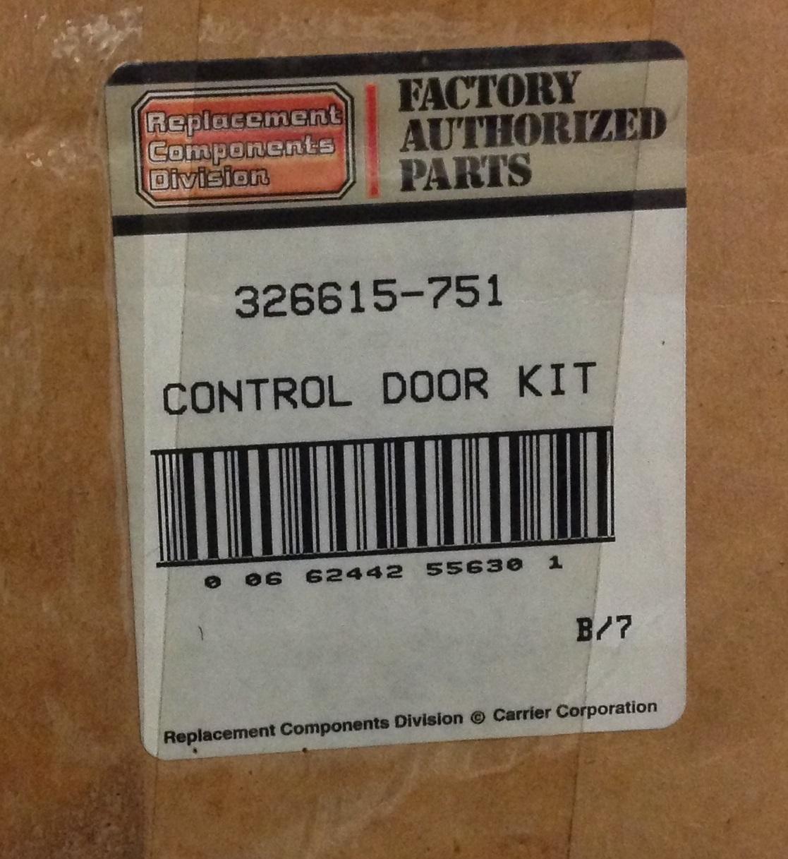 ~Discount HVAC~ CP-326615751 - Carrier Control Outer Door Replacement Kit