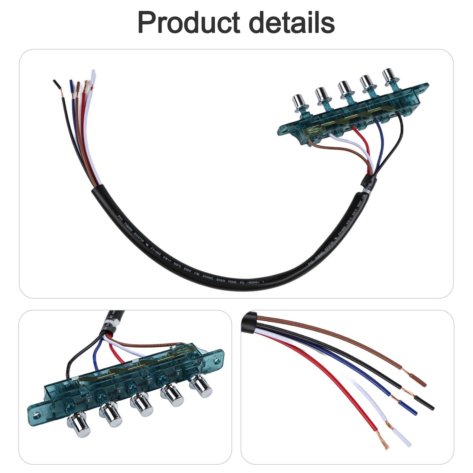 5-button Controller Long-lasting Construction Convenient Light Control