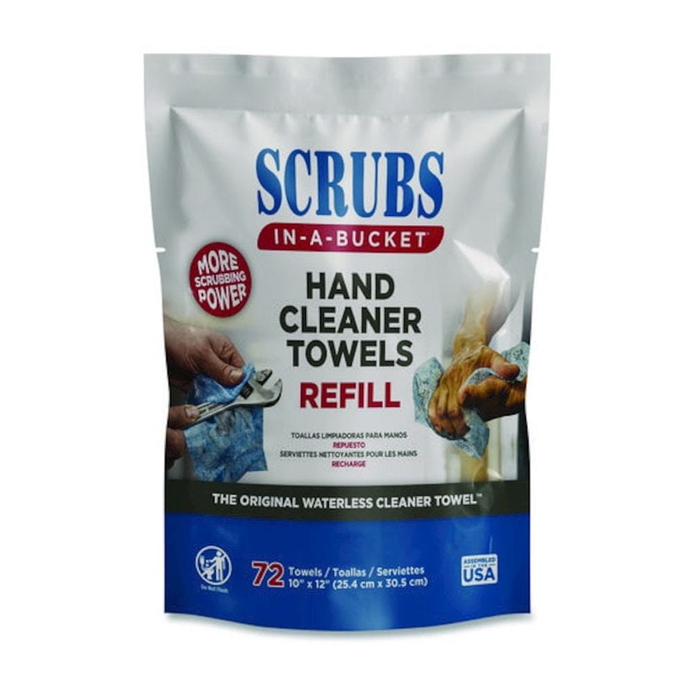 ITW Pro Brands 42270_40 Hand Cleaner Towels 72/Pack Citrus Blue/White