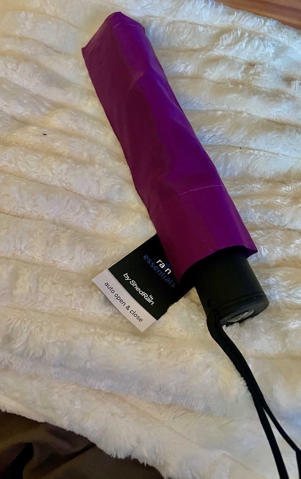 Rain Essentials Dark Purple New Umbrella