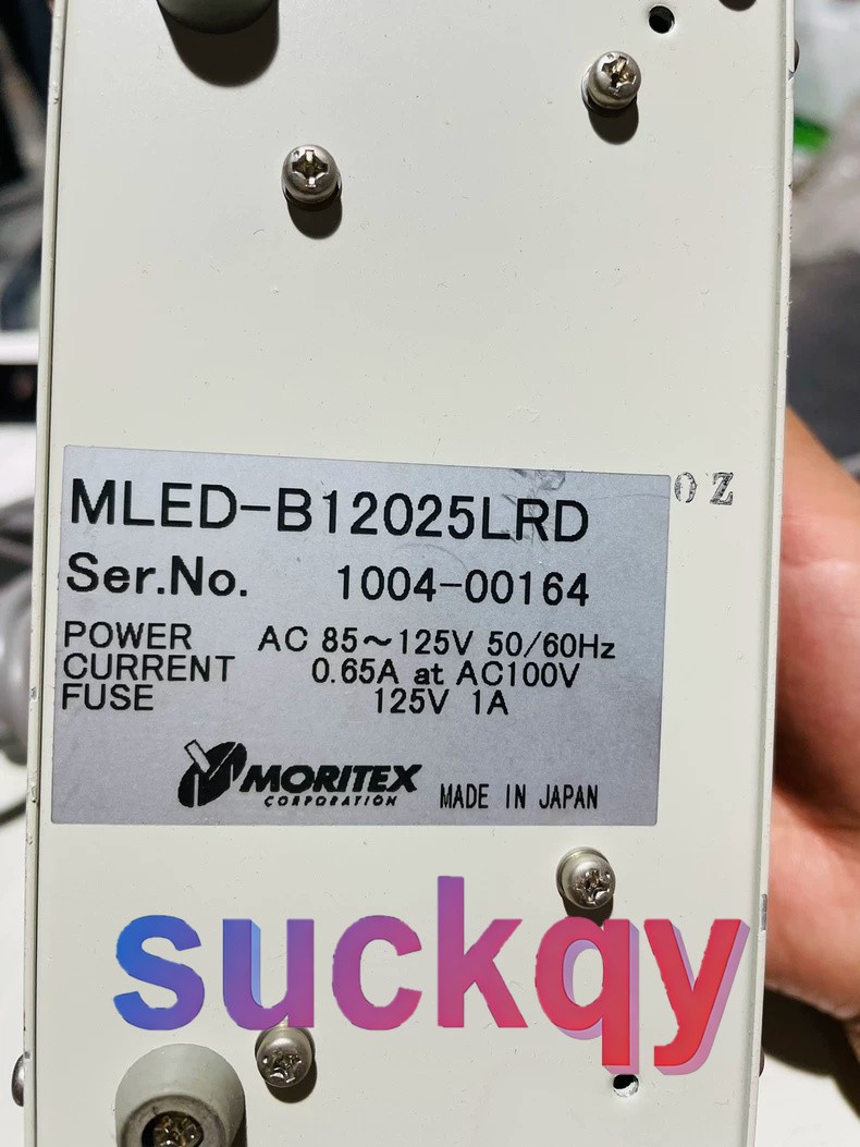1pc USED MORITEX MLED-B12025LRD light source controller TESTED