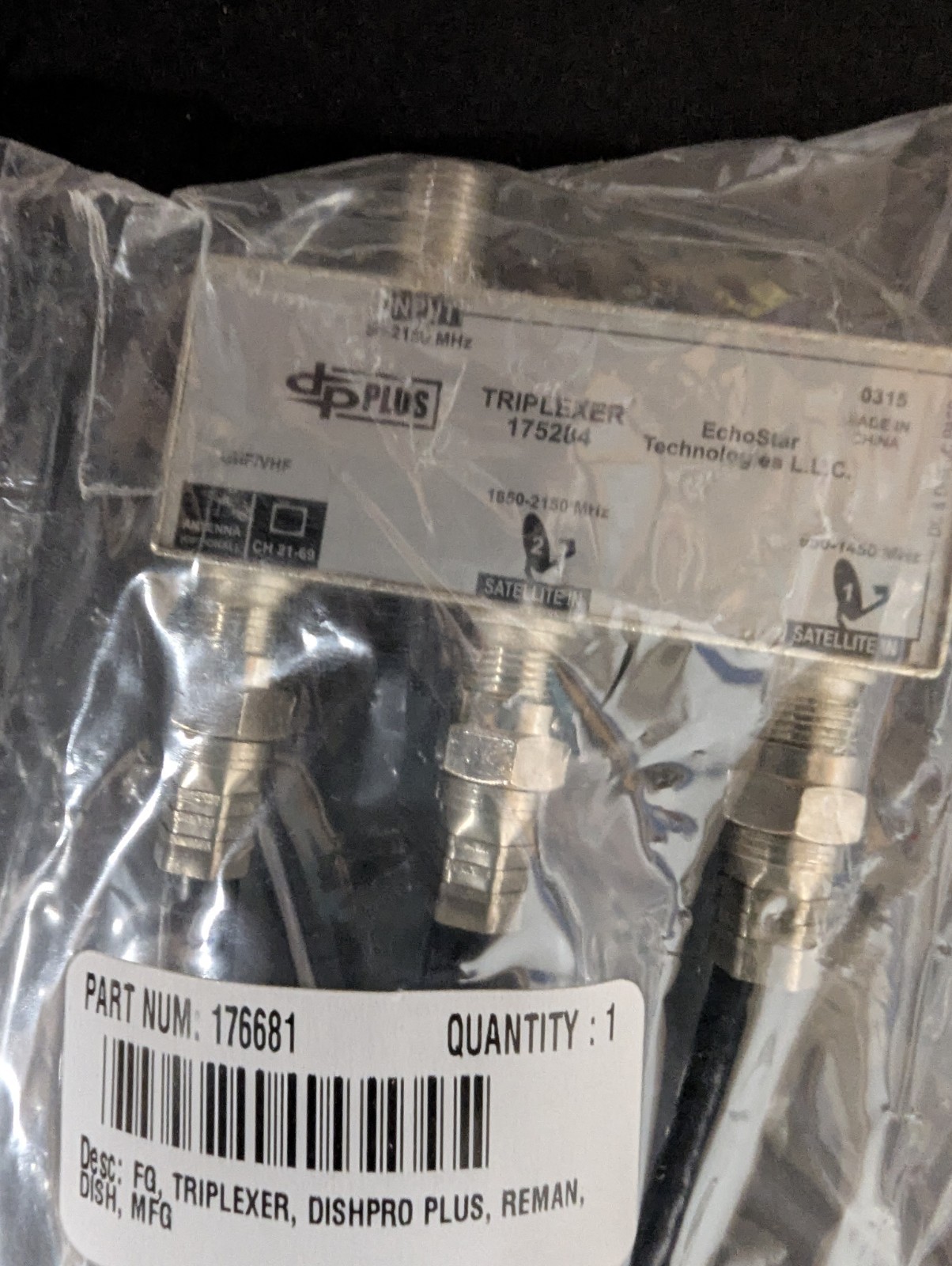 Dish Network Dish Pro Plus Triplexer NEW