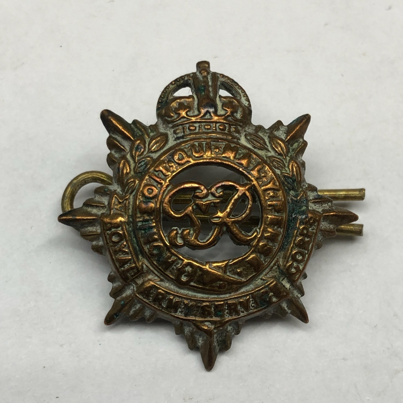 Royal Army Service Corps - Original WW2 British army Collar Badge