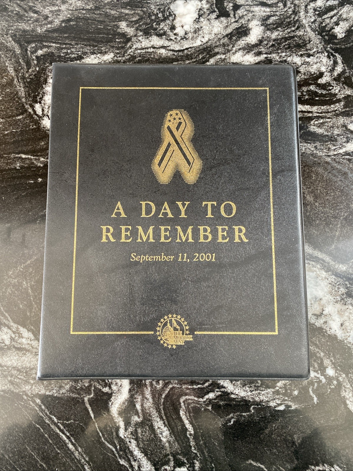"A Day To Remember September 11, 2001" Folio with 24 K Plated NY Coin and Card
