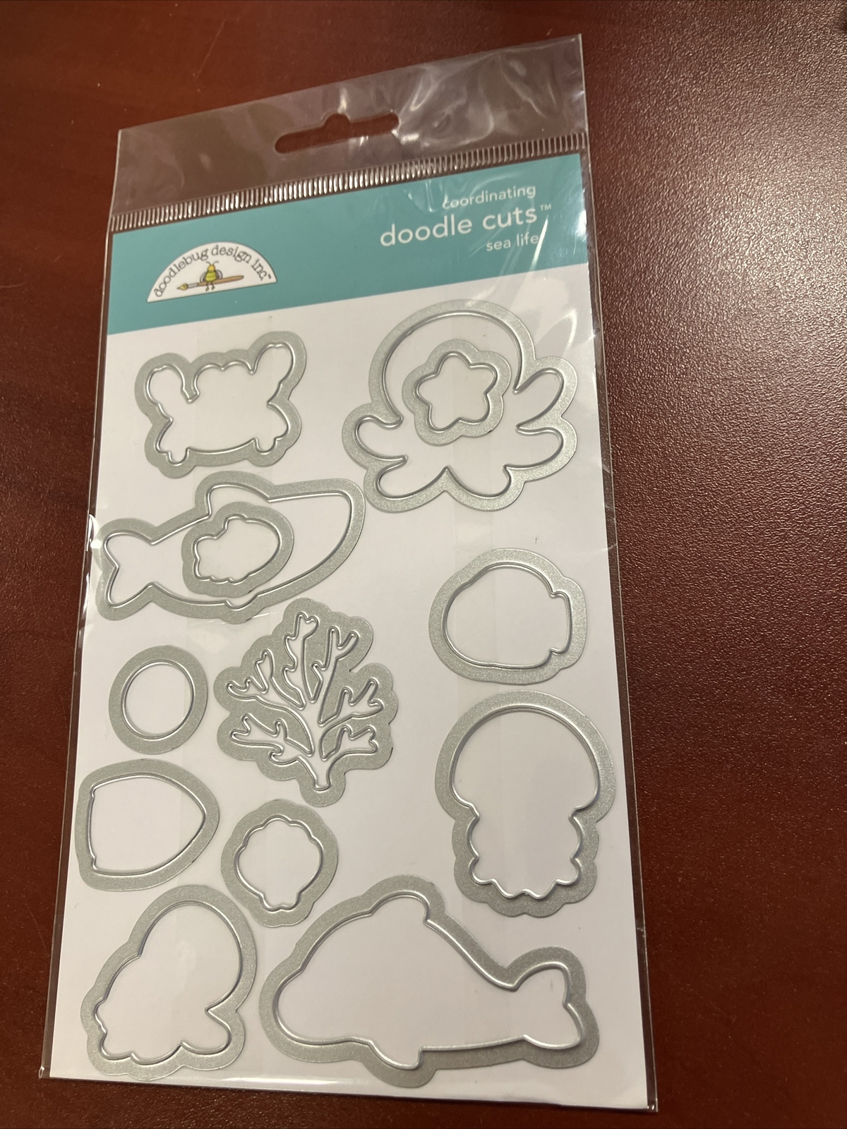 Doodlebug Doodle Cuts Sea Life Die Set, #7762
