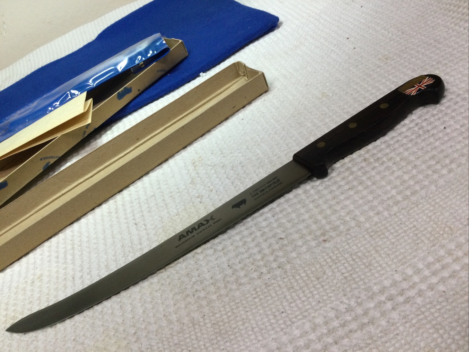 Vintage S.STANIFORTH ENGLAND THE SMITHFIELD SHEFFIELD Stainless Knife