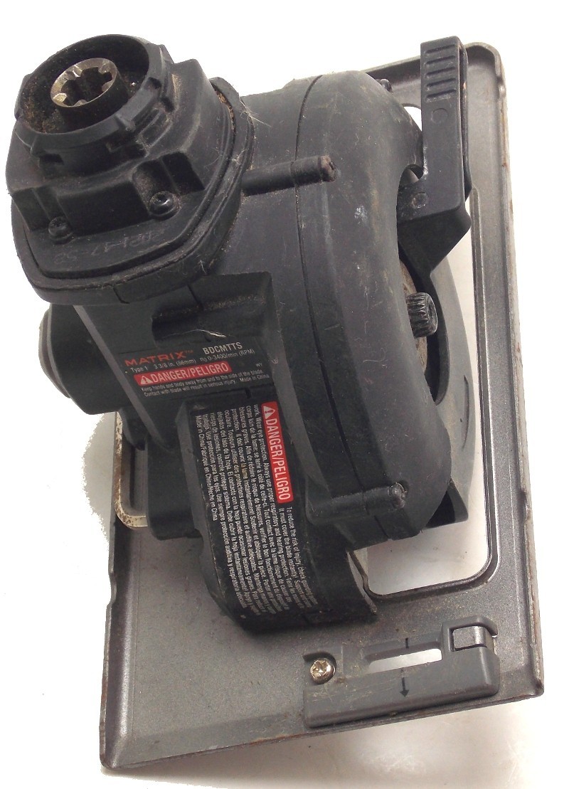 Black & Decker Matrix Circular Saw Attachment With Used Blade Model BDCMTTS