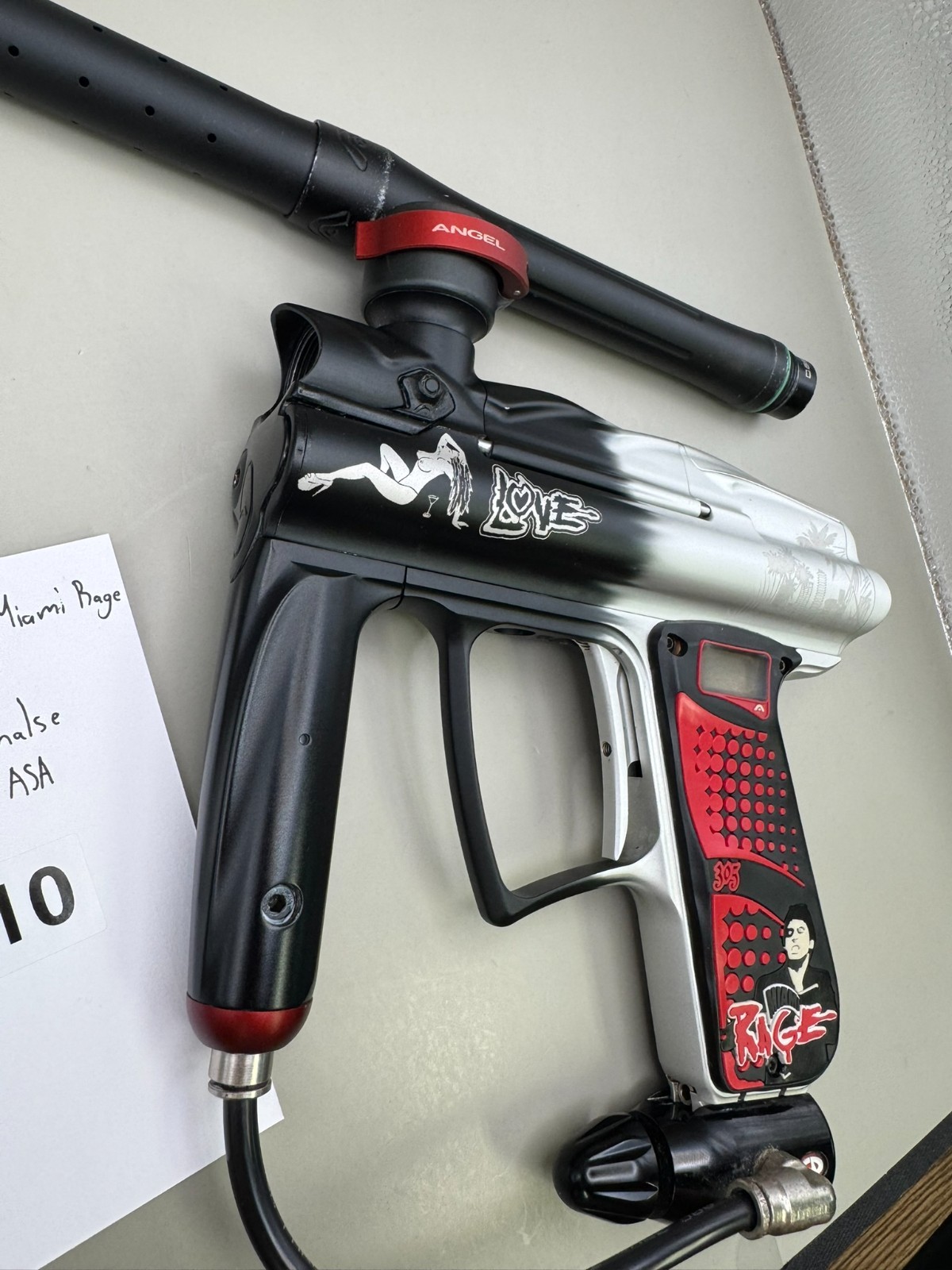WDP Angel A1 Gothic - Miami Rage Paintball Marker Fully Working