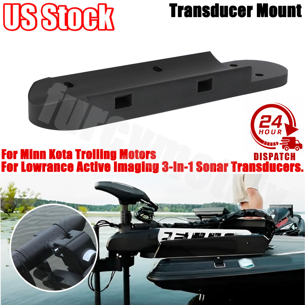 For Lowrance Active Imaging 3-In-1 Sonar Mount Minn Kota Trolling Transducers