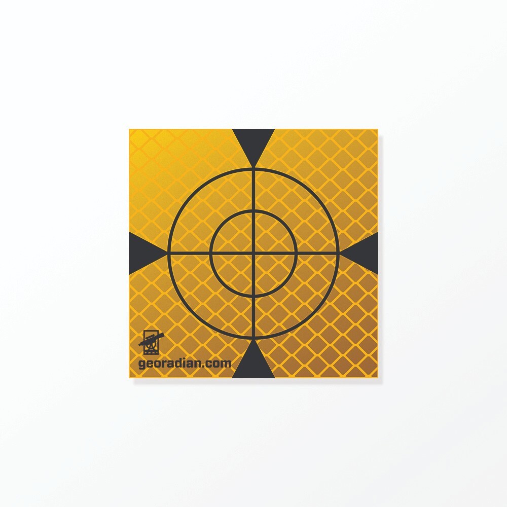 Reflective label 40mm x 40mm MIX 100p. Total Station