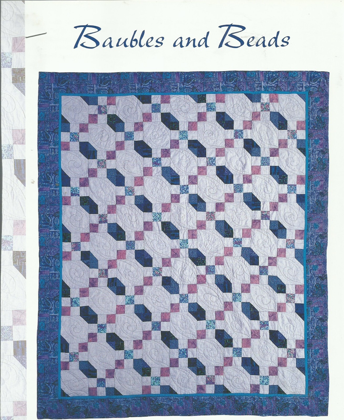 C0354 BAUBLES AND BEADS QUILT PATTERN/INSTRUCTIONS