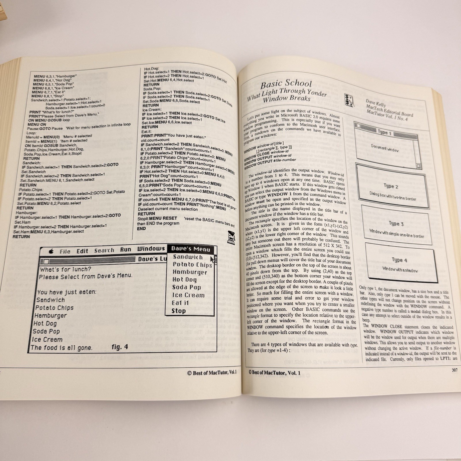 Vintage The Best of MacTutor David E Smith Macintosh Programming Journal Vol 1