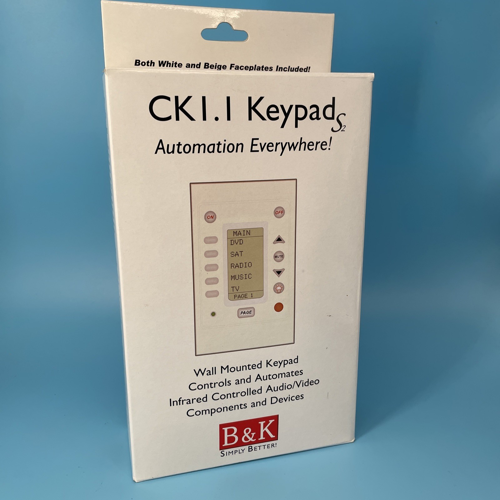 B&K CK1.1 S2 Keypad Wall Mounted Keypad Controller k458
