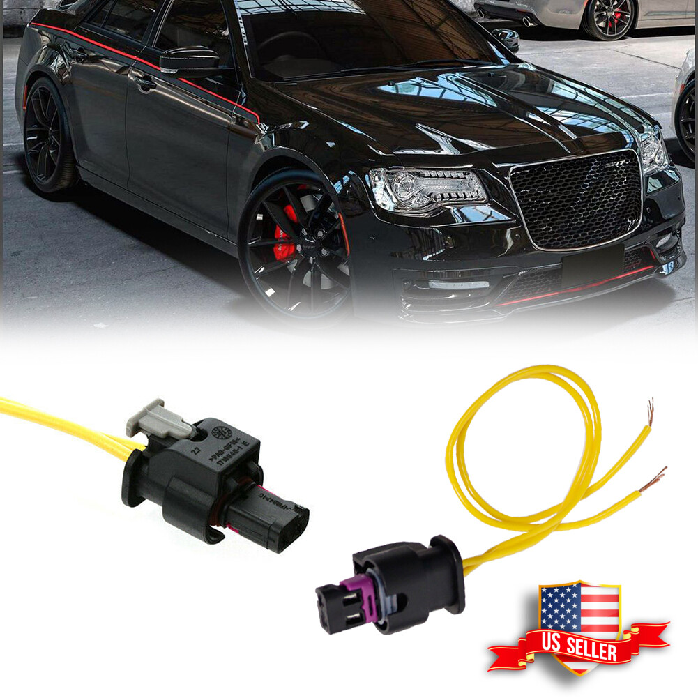 For 15-2022 Chrysler 300 Front/Rear Side Marker Light x2 Pigtail Connector Wires