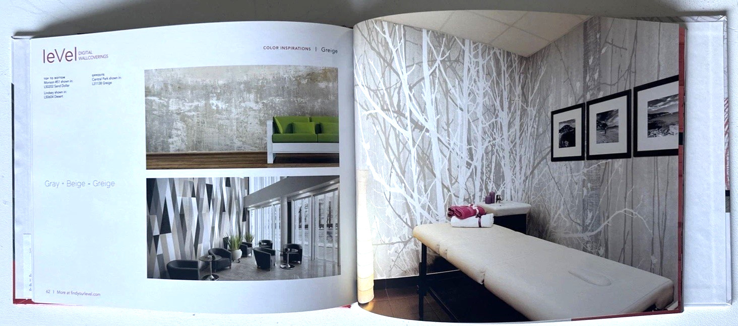 LeVel Digital Wallcoverings MURAL RESOURCE BOOK *MINT*
