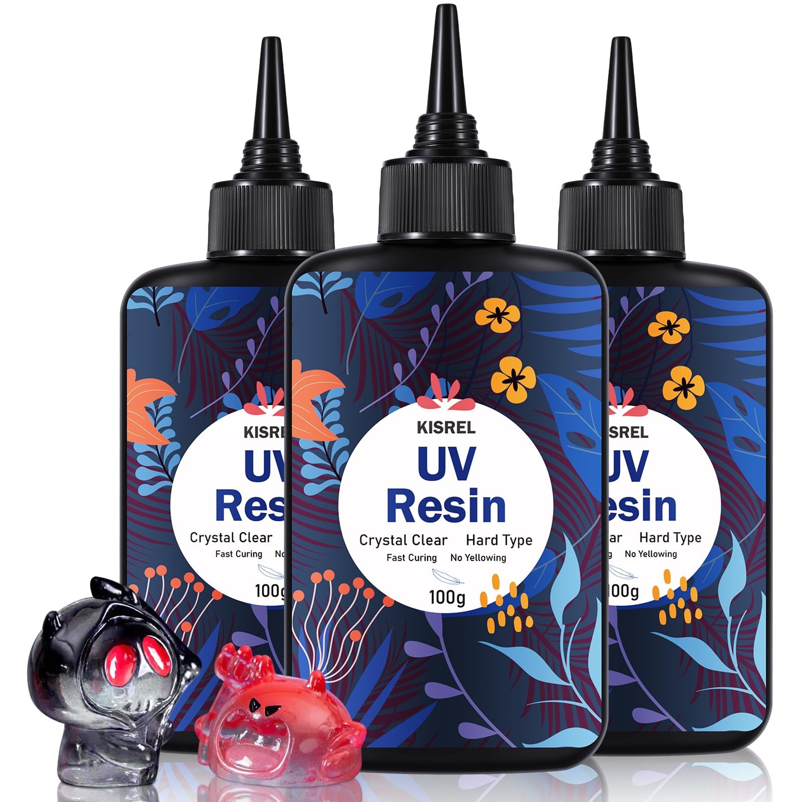 UV Resin 300g - Upgraded UV Resin Kit, Hard Type Crystal Clear Ultraviolet Cu...